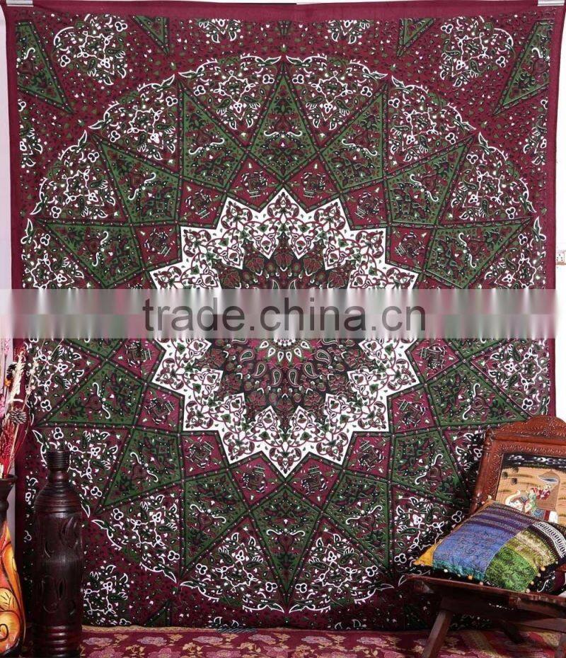 Bedspread Mandala Tapestry Wall Hanging Wall Tapestry Mandala Wholesale Indian Tapestry