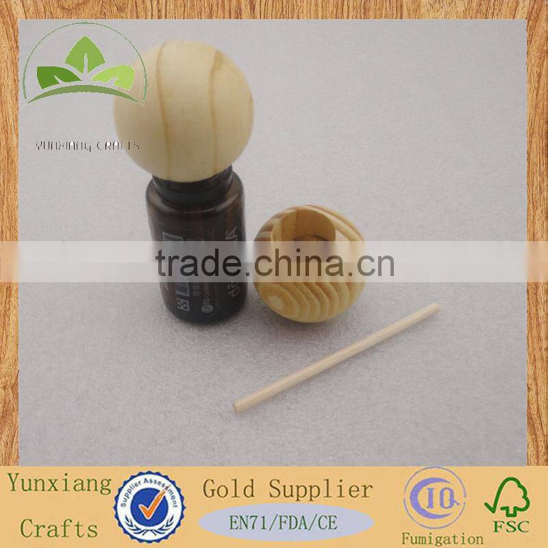 Wooden Diffuser with Rattan Reed Sticks