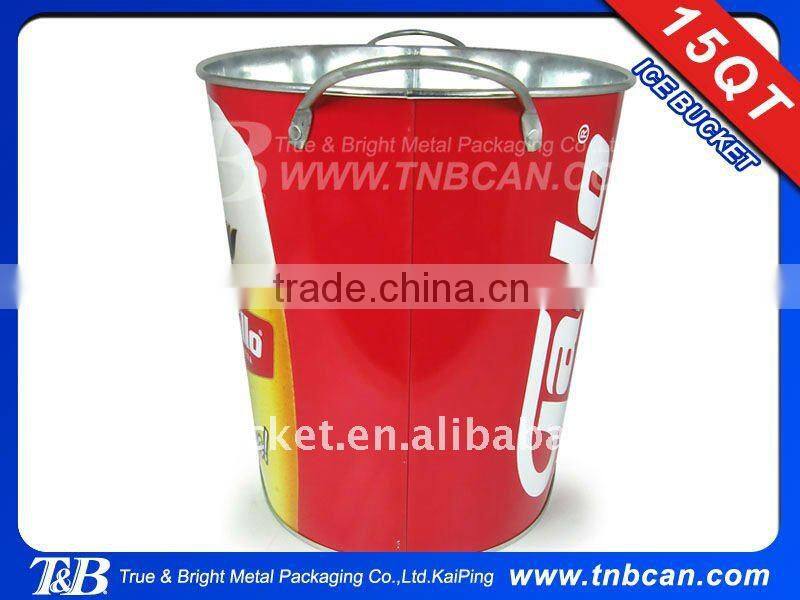 Morden metal Large bucket in sale