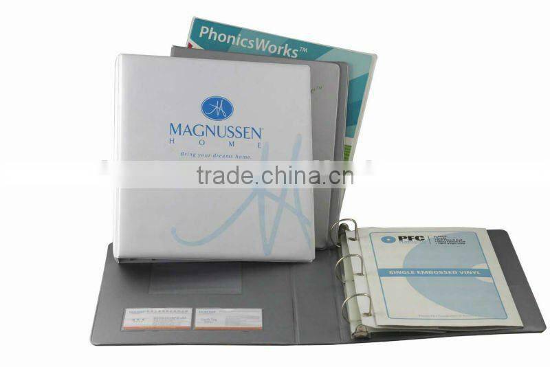 2014 Newest office pu A4 leather ring file folder