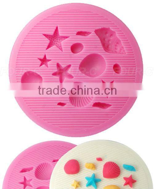 Silicone impression fondant mold, newest cake decorating mold