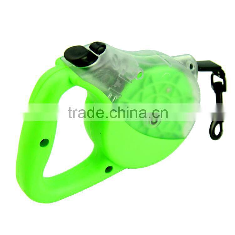 ABS and TPE Retractable Dog Leash With Mainspring, 5 Colors Available