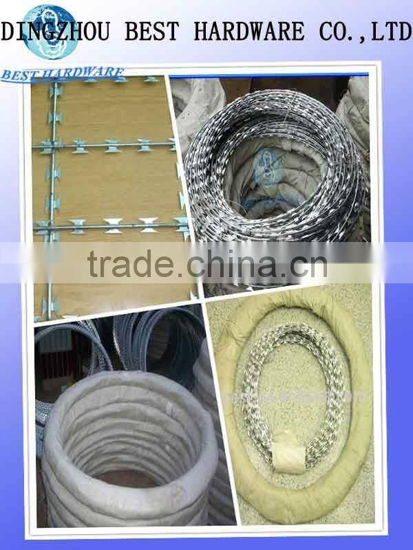 galvanized blade barbed wire factory