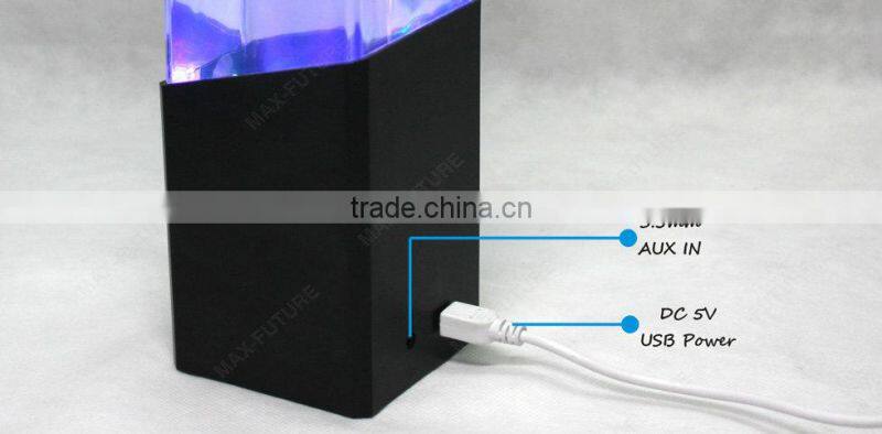 F-1218M Led Dancing Water Speaker with Marble Dancing while Clipping or Music Beats
