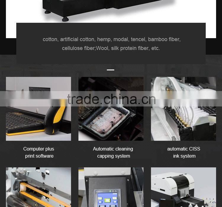 ABCF2014 hot A3 textile cotton t shirt dtg printer zqf1996