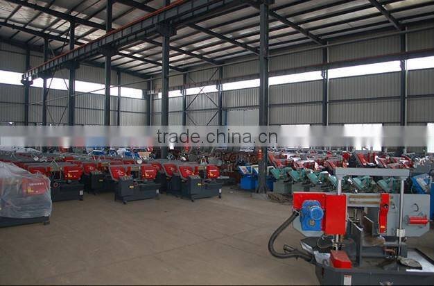 Semi automatic metal cutting band saw machine