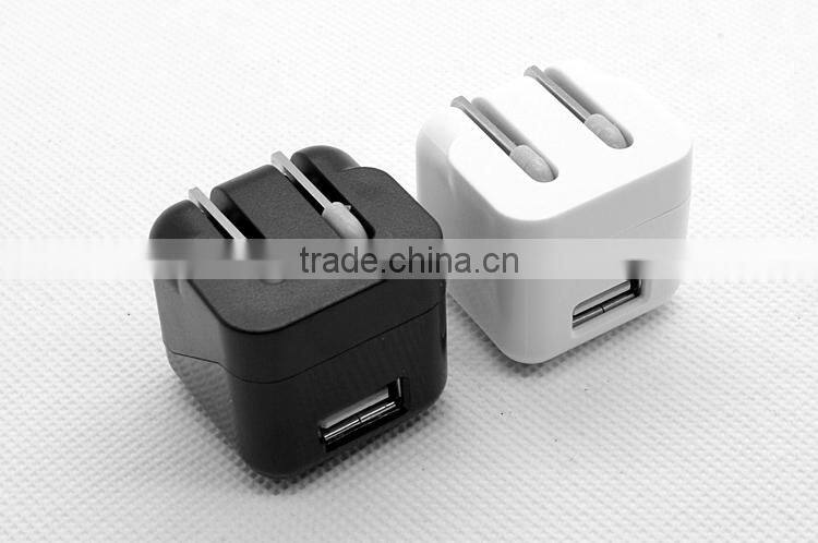 ETL UL CE FCC High Quality Folding Mini USB Wall Charger