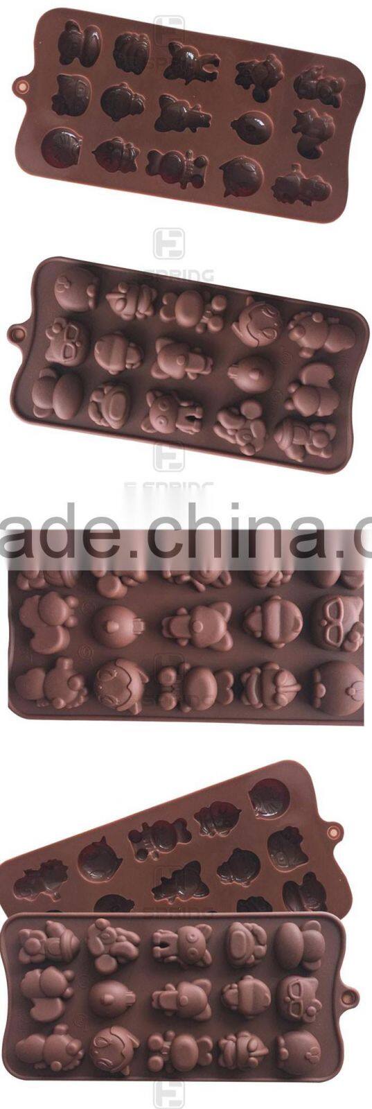 Cartoon 3D Animal Elephant Silicone Mold Cake Decorating Mold For Chocolate Soap Candy Arts & Crafts