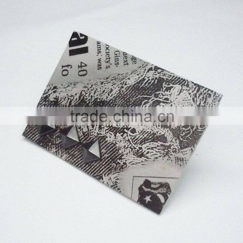 Custom Embossed Leather Patch