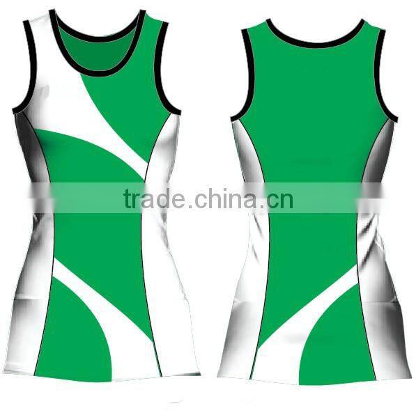 100% polyster beautiful soft netball uniform