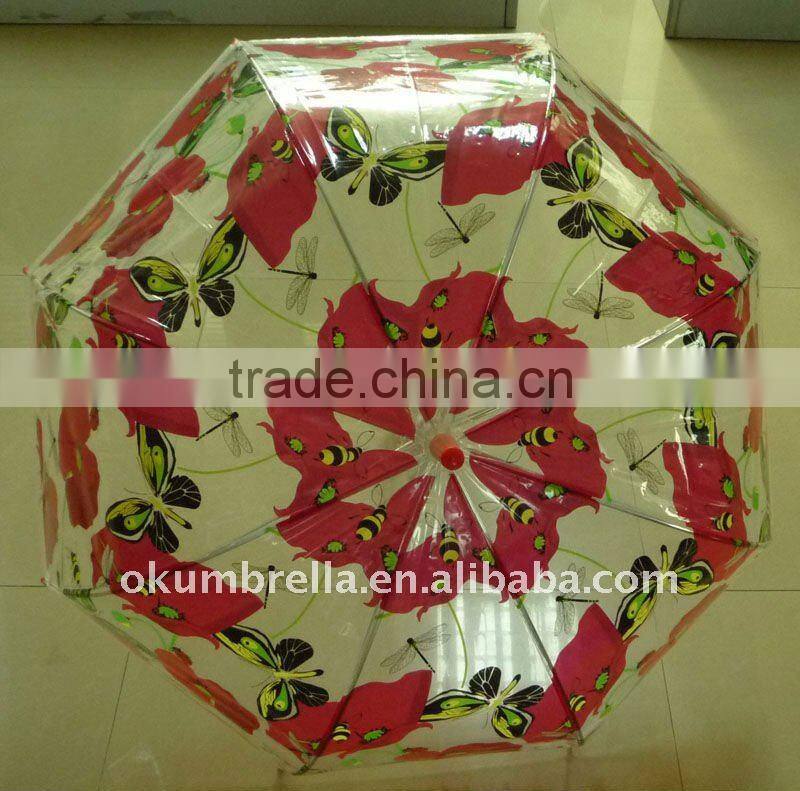 18" children pvc umbrella