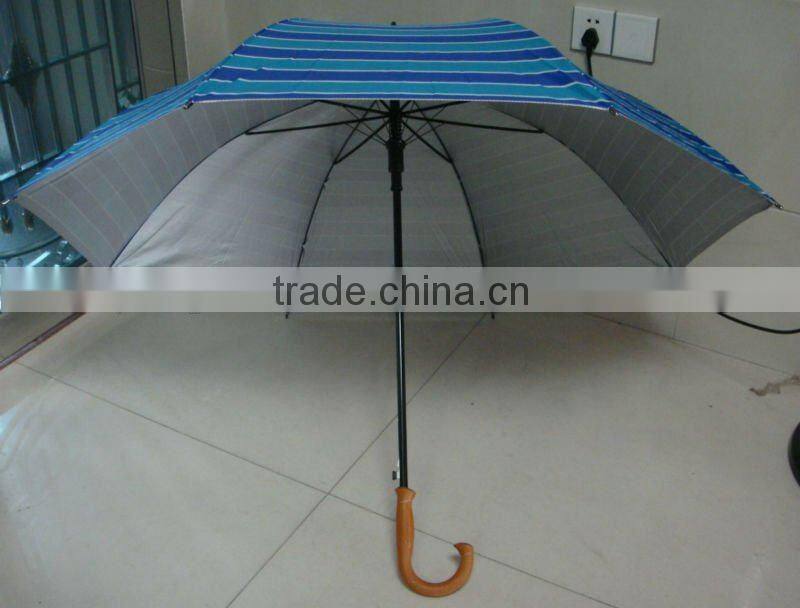 G32H big check promotional golf umbrella