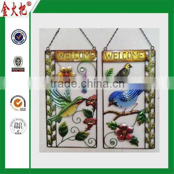 Hot Sell Delicate Multicolor bird home art wall decoration