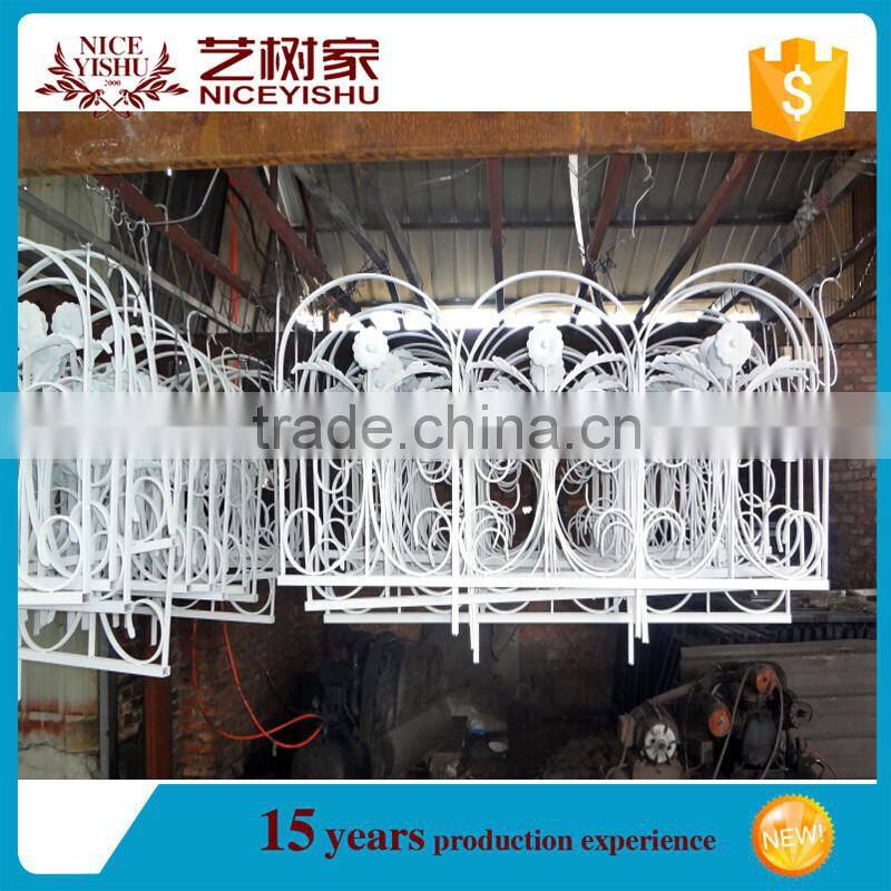 Cheap wrought iron fencing panels and metal fence gates for sale
