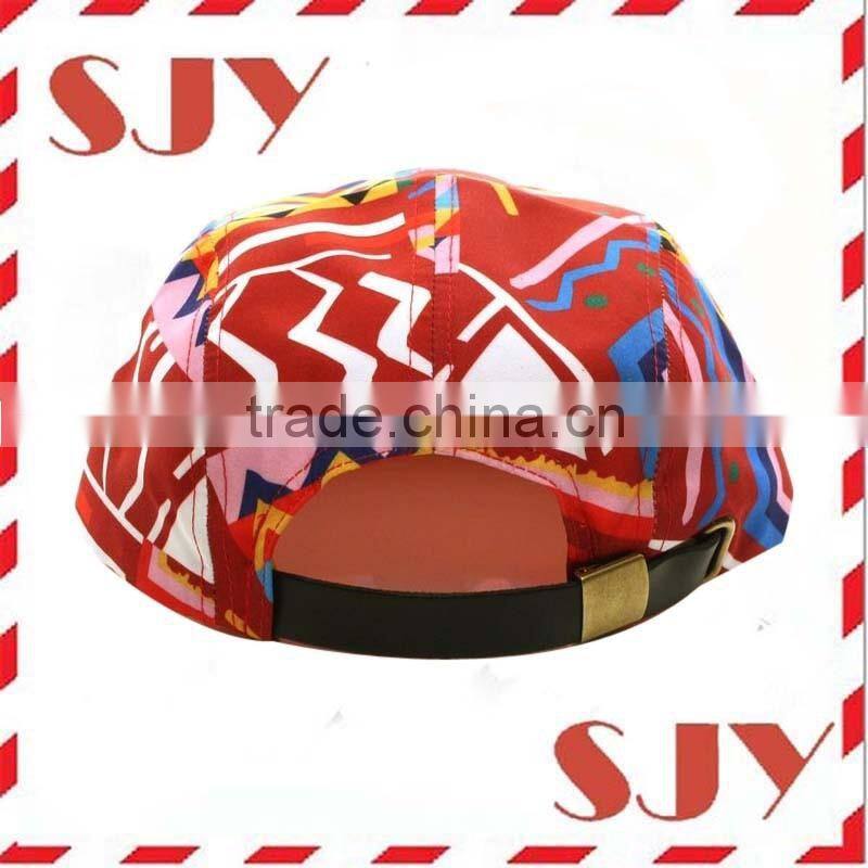 Blank wholesale custom 5 panel snapback hat