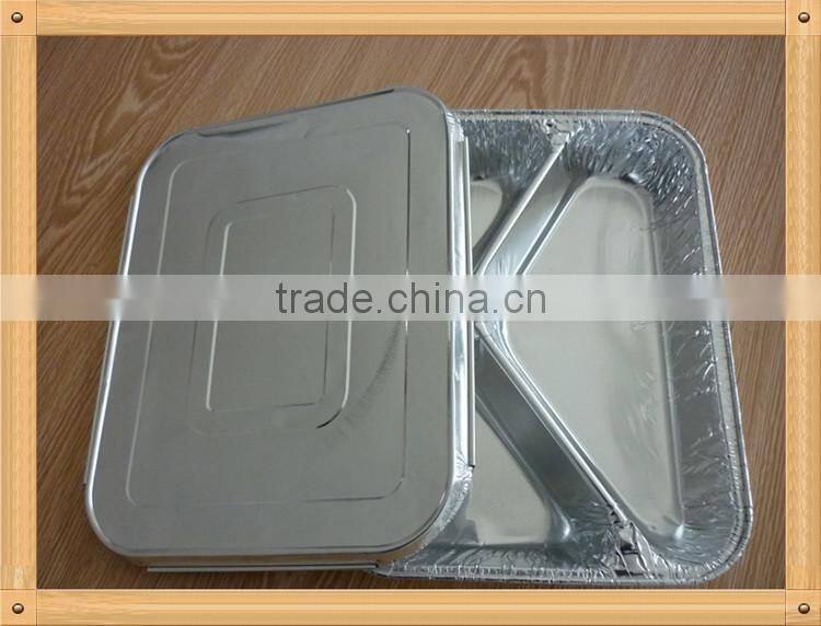 Rectangular Disposable Catering Aluminum Foil Container Lid