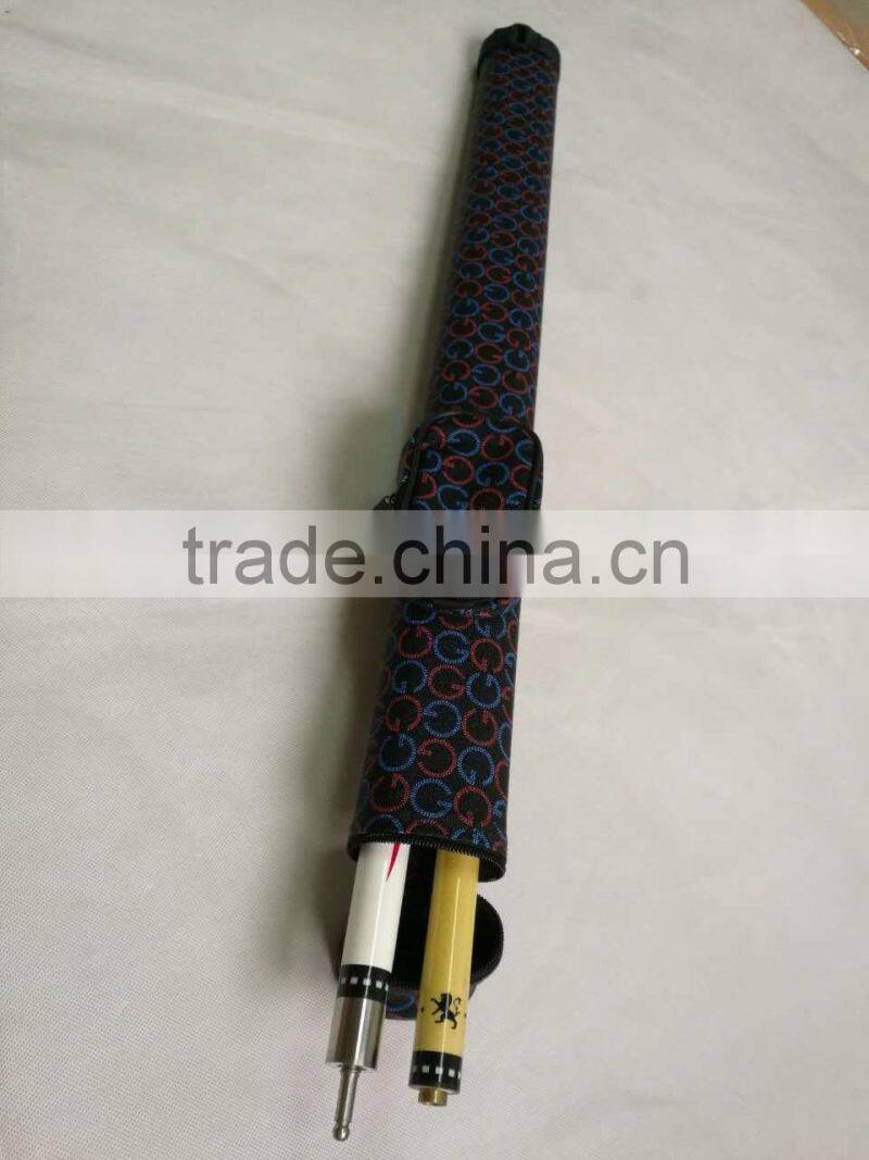 High quality Maple wood 57 inch 1/2 joint billiard pool cue with cue bag/ Pool cue set/ Factory promotion