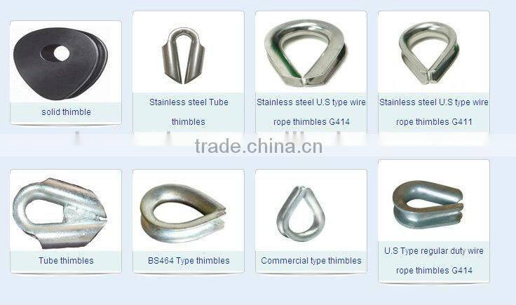 U.S. Type G411 Standard Wire Rope Thimbles