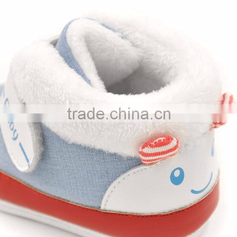 2016 XIAOLIUBAO cute anti-skidding child shoes warm comfortable soft touch baby shoes
