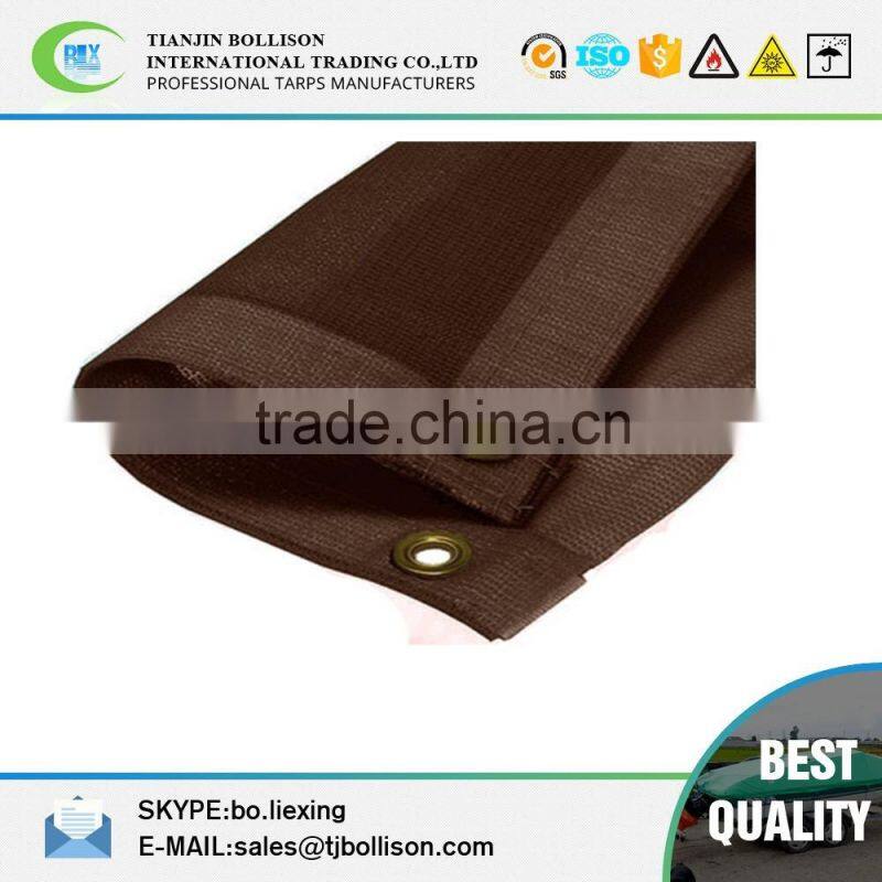 6' x 8' DESERT TAN MESH SCREEN SHADE TARP w/ grommets,Derset Sun Shade Mesh Tarps