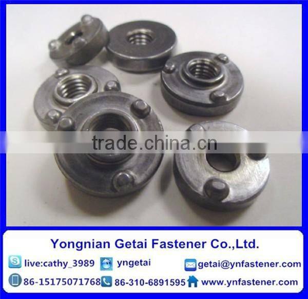 hot dip galvanizing round weld nuts DIN928 carbon steel M4 M6 M8 M10