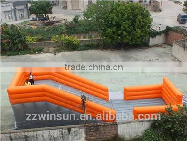 Giant Inflatable Bouncy Slide For Zorb Ball