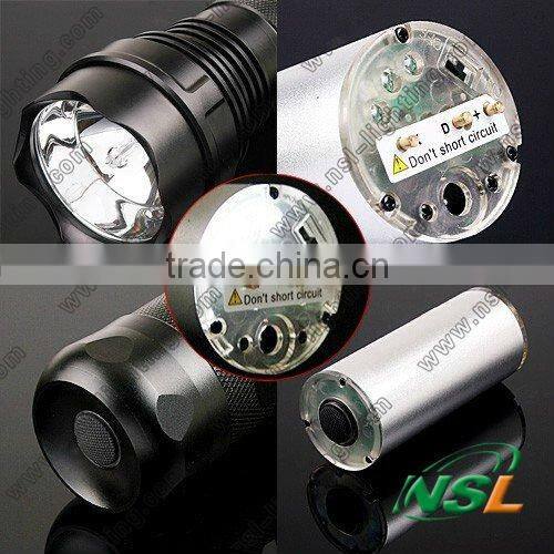 24W 1440LM Tactical Xenon HID Flashlight/rechargeable 2200mah battery HID Xeon Torch Flashlight