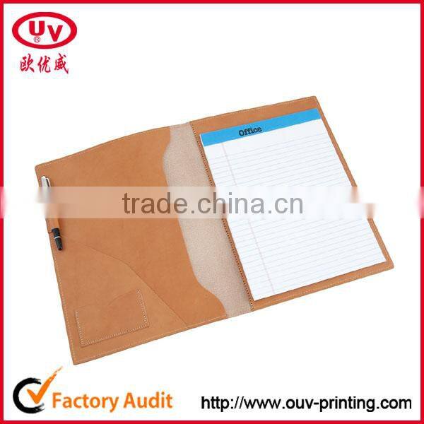 A4 PU leather bound portfolio folder