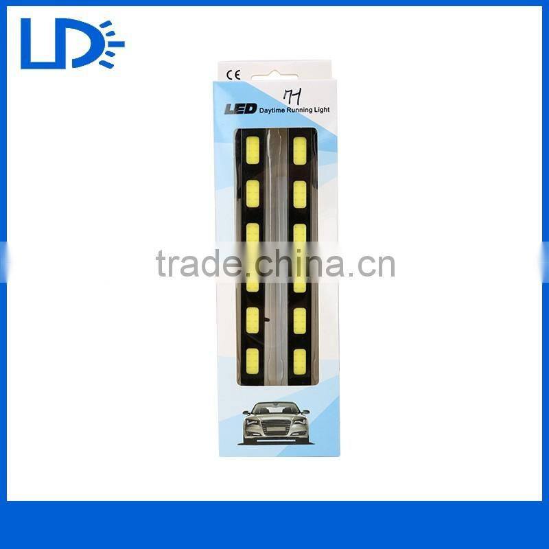 Hot sale new cob drl 12v waterproof 7w led car daytime running light