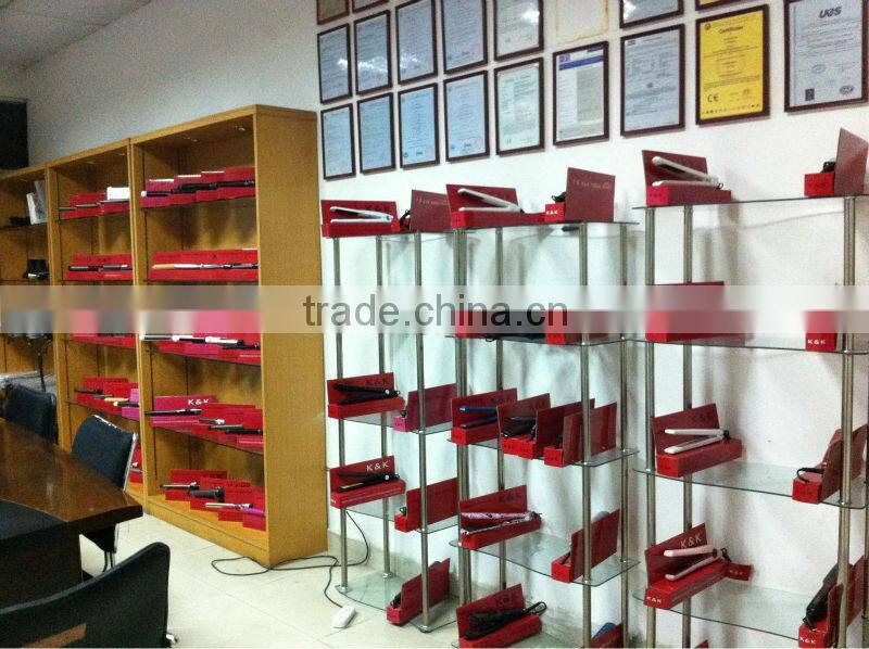 professional titanium fast heat up flat iron, hair straightener