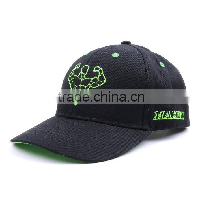 fashion adjustable sport baseball black caps