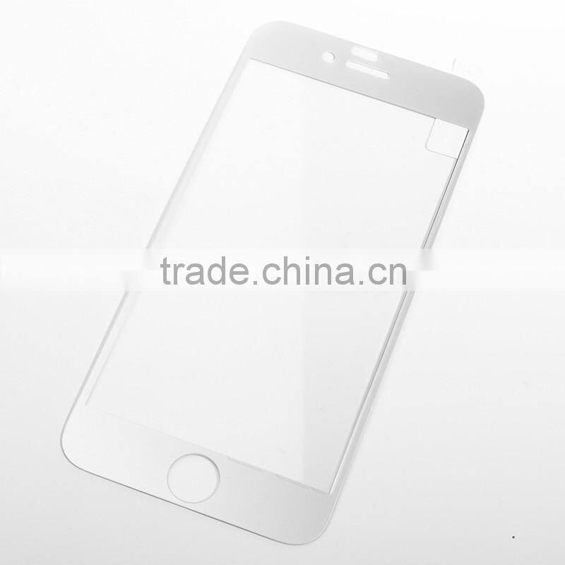 Hot Sale Itop Brand Anti-burst White Toughened Glass Screen Film for Iphone 6. MOQ 10pcs