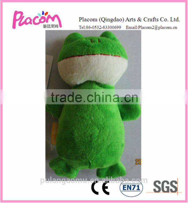 2015 New Design Funny Sounder Pet toy Frog