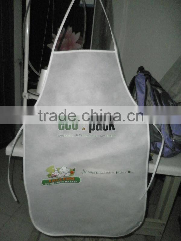 cotton canvas stripe beauty salon uniform feeding aprons