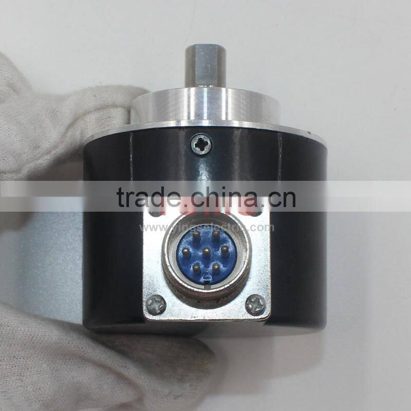 ISC5810 5 24VDC 2000ppr 58 mm 10mm CNC system Machine Solid shaft encoder optical price incremental rotary encoder