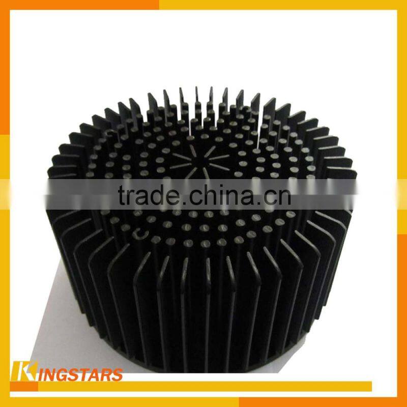 LED anodizing round aluminum cold forging heat sink