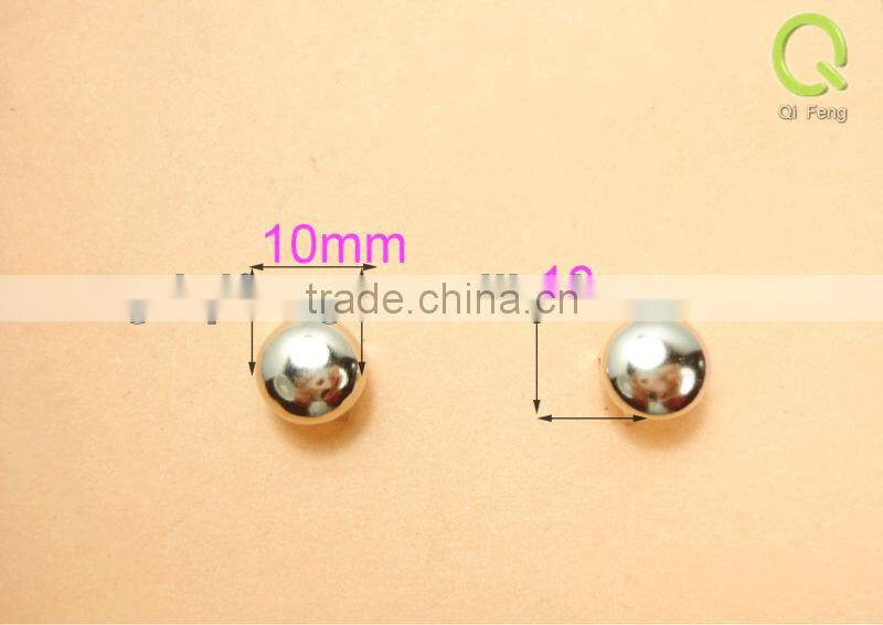 decorative handbag rivets stud round rivet 10mm with 4 leg bag