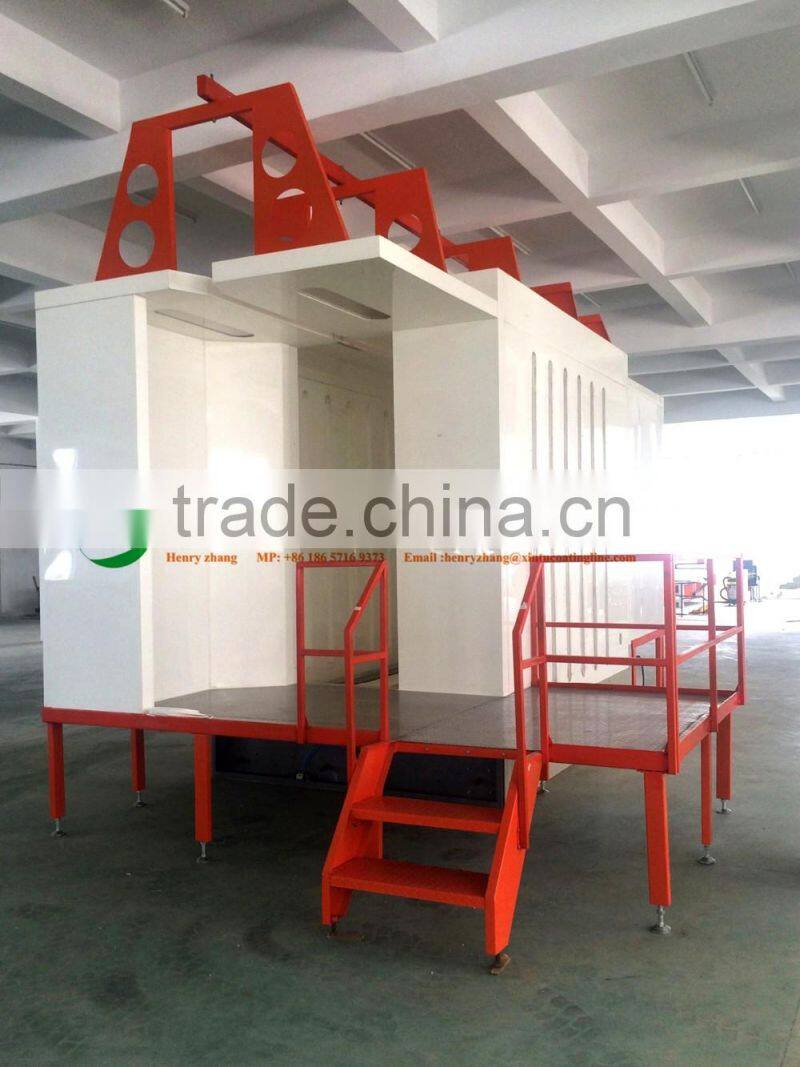 Plastic Powder Coating Spray Booth