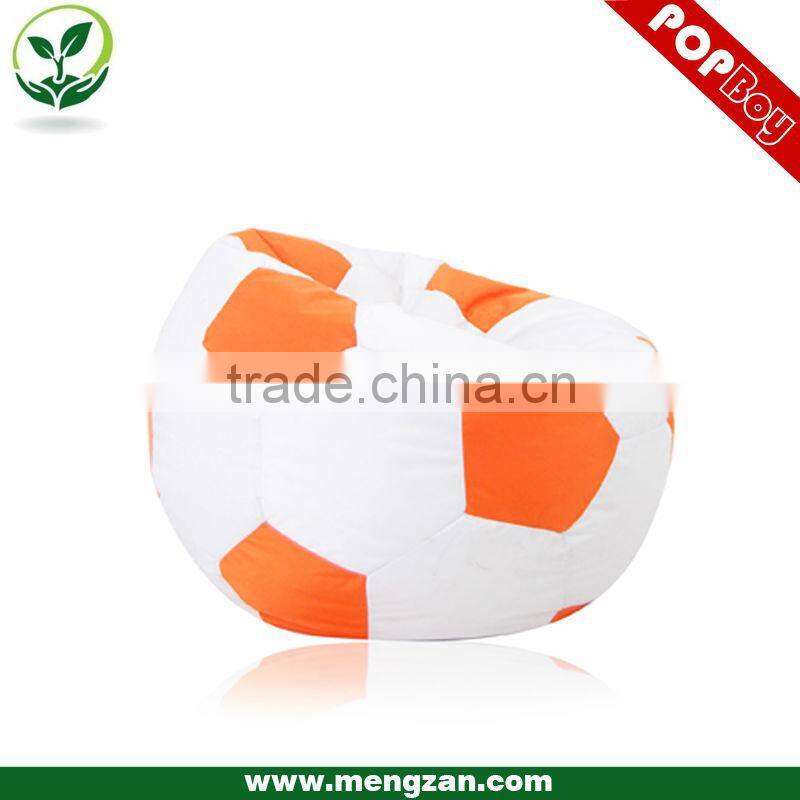Foot-ball shaped bean bag sofa chair, casual indoor bean bag sofa lounger