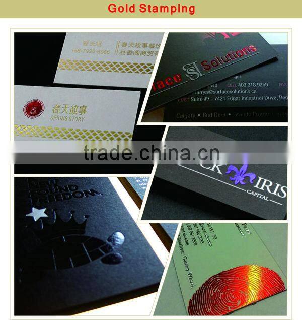 Art paper kraft business cards 250gsm visiting card models