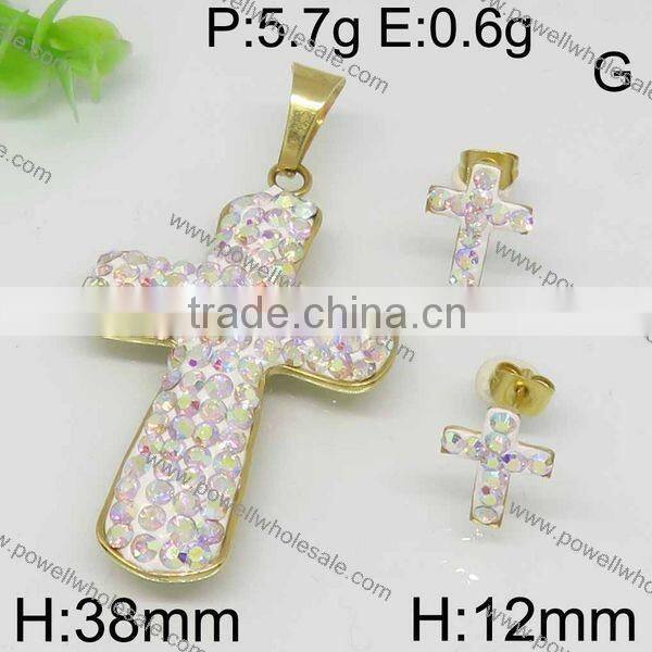 Fashion deisgns diamond gold set custom jewelry china supplier