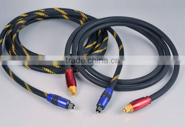 Digital Audio Quartz Glass Optical Fiber Toslink Cable