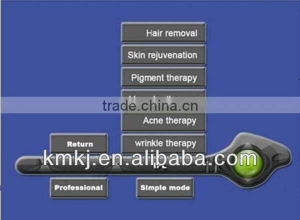 CE ISO approved skin laser for home with ipl and 5 sapphire filters (Free Shipping)