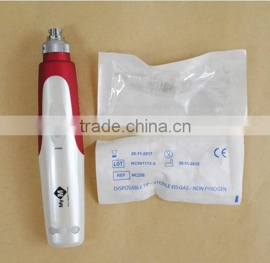 2014 hot selling Electric Derma rolling system microneedle roller for skin rejuvenation