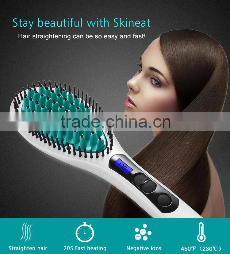 Cheap Superior Qualiy Electric Fast Heat Up Safe CE FCC ROHS comb straightener
