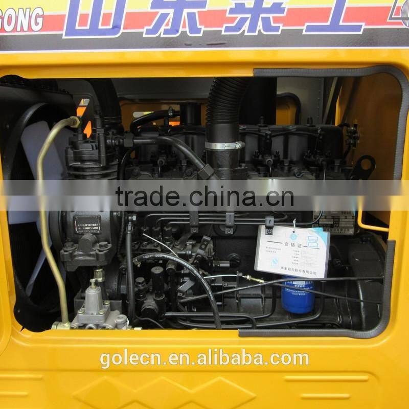 with capacity 2T and 4m unloading height articulated mini wheel loader