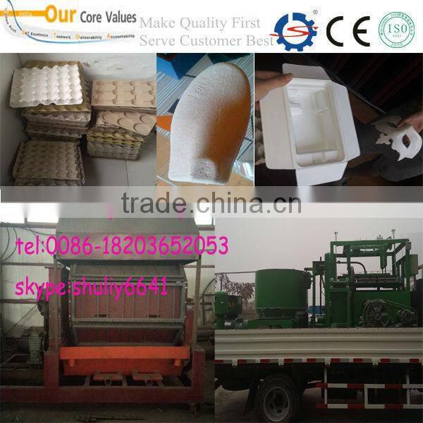 automatic egg tray making machine/waste paper egg trays forming machine/chicken egg tray machine