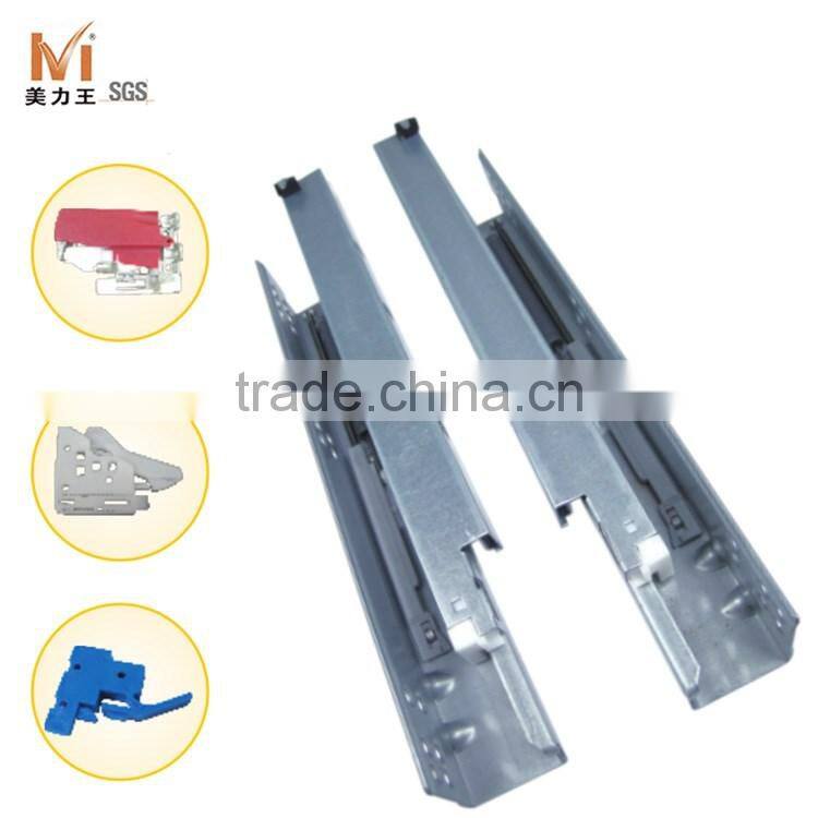 3 Fold Full Extension Undermount Self Soft Close Drawer Slides