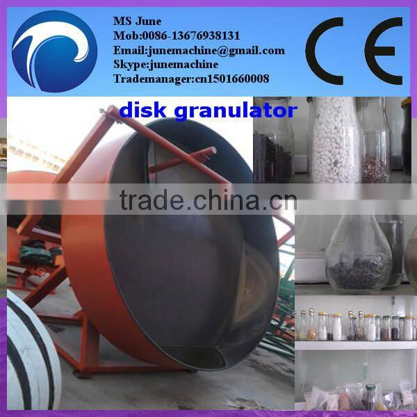High granulating rate disk fertilizer granulator machine 0086 -13676938131