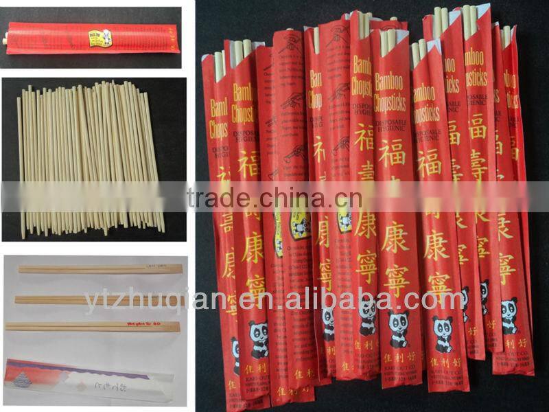 Derect manufactory paper package disposable bamboo chopsticks for gift